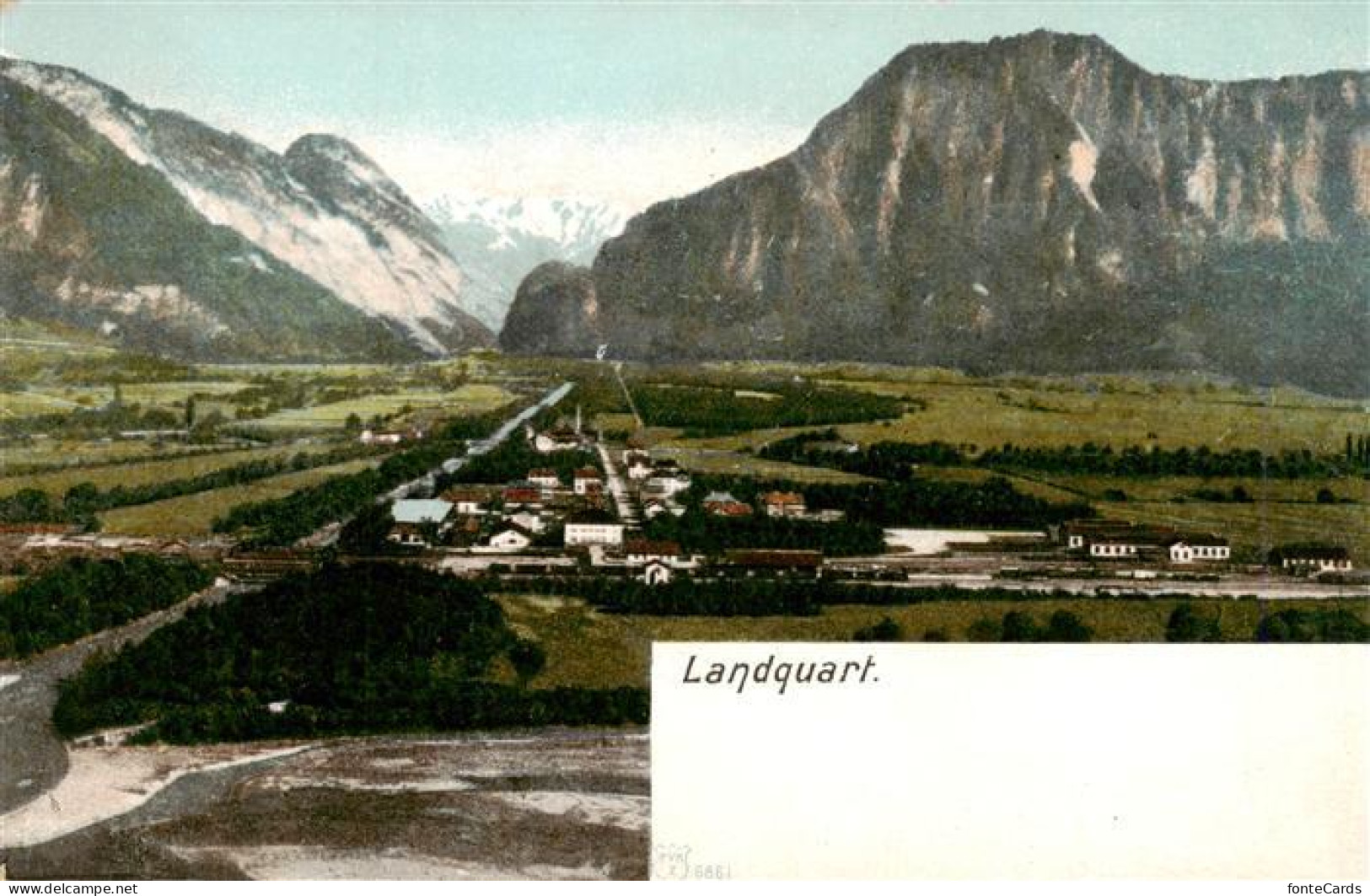 Landquart GR Panorama Alpen