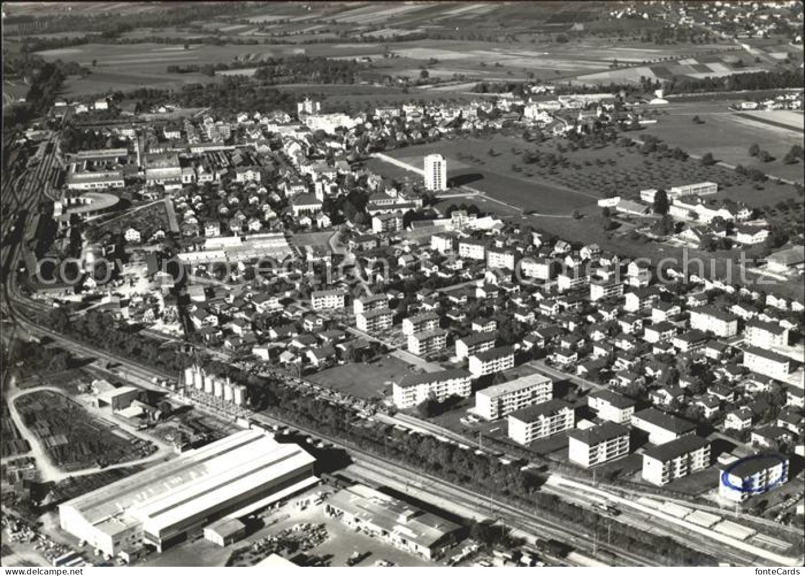 Landquart Luftaufnahme