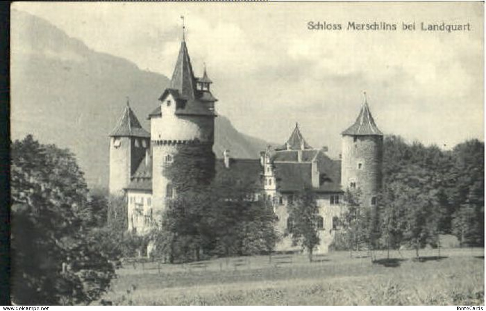 Landquart Schloss Marschlins bei Landquart x 1926