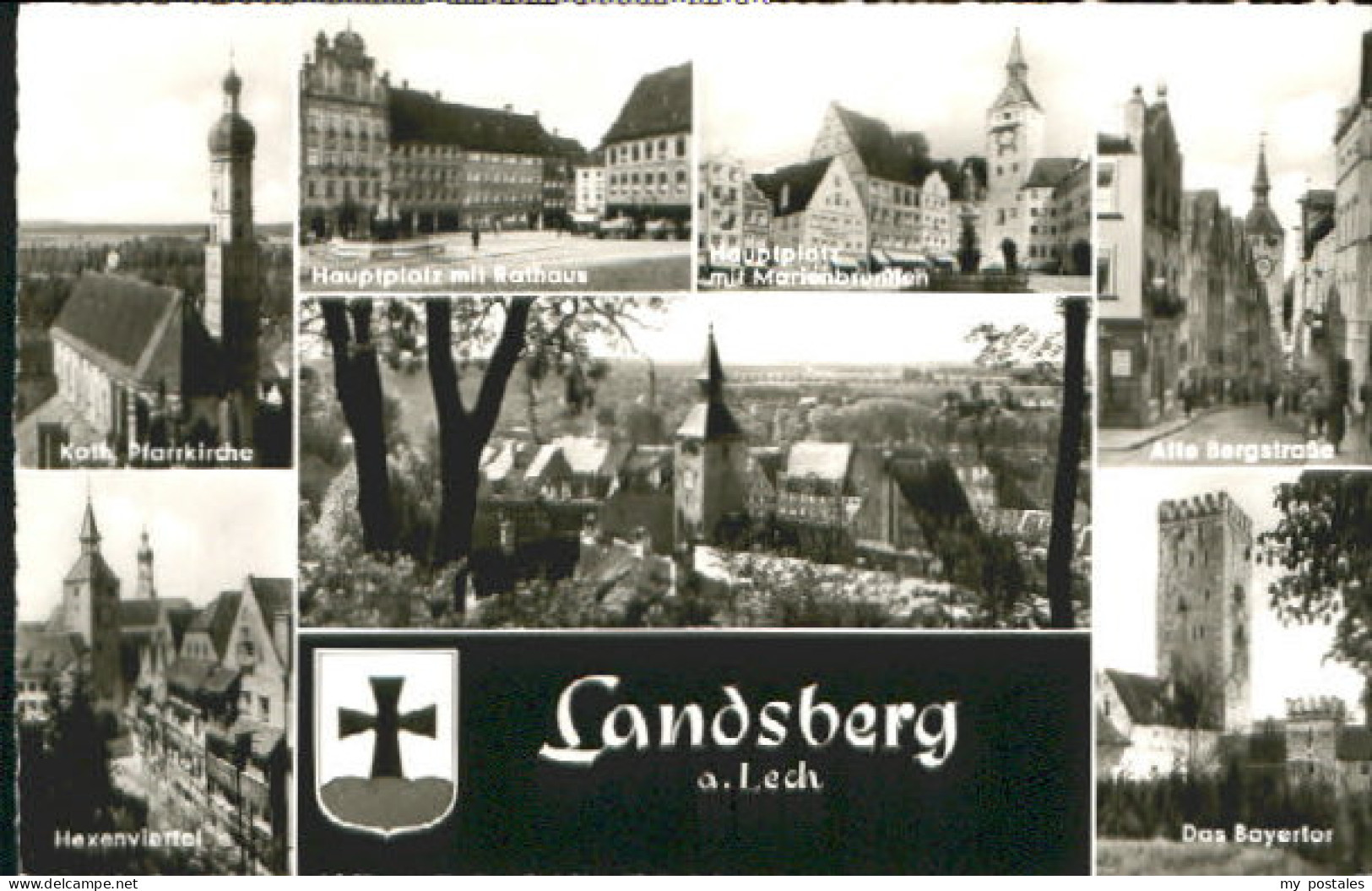 Landsberg Lech Landsberg Platz Rathaus Kirche Tor