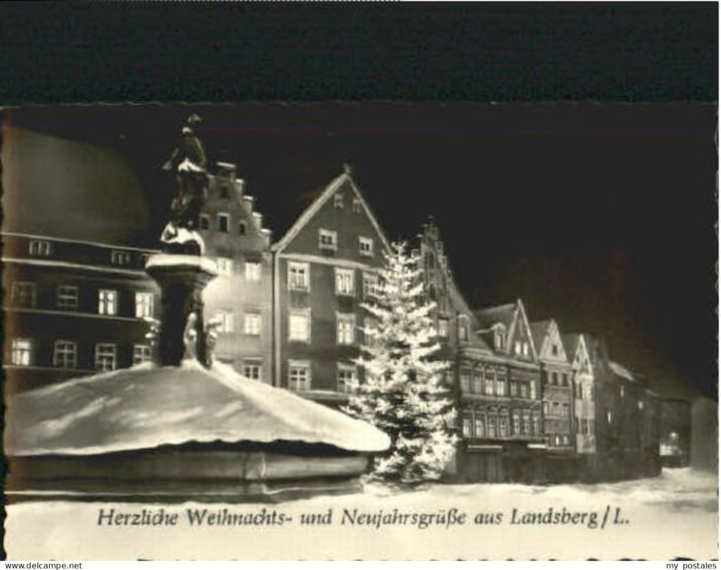 Landsberg Lech Landsberg  ungelaufen ca. 1955