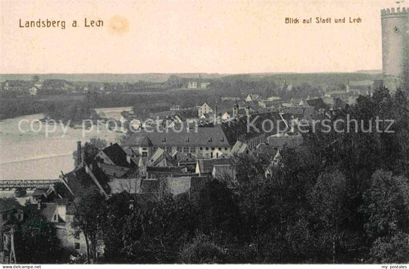 Landsberg Lech Stadtansicht