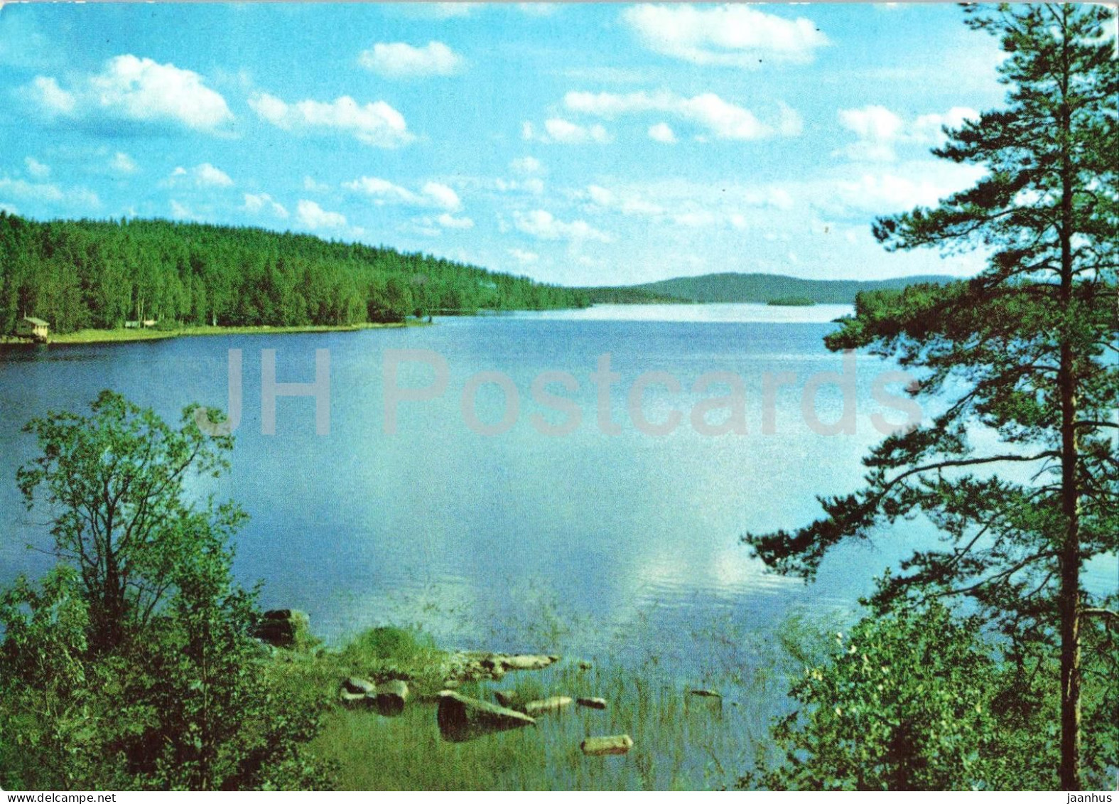 Landscapes of Finland - lake - forest - 2327 - Finland - unused