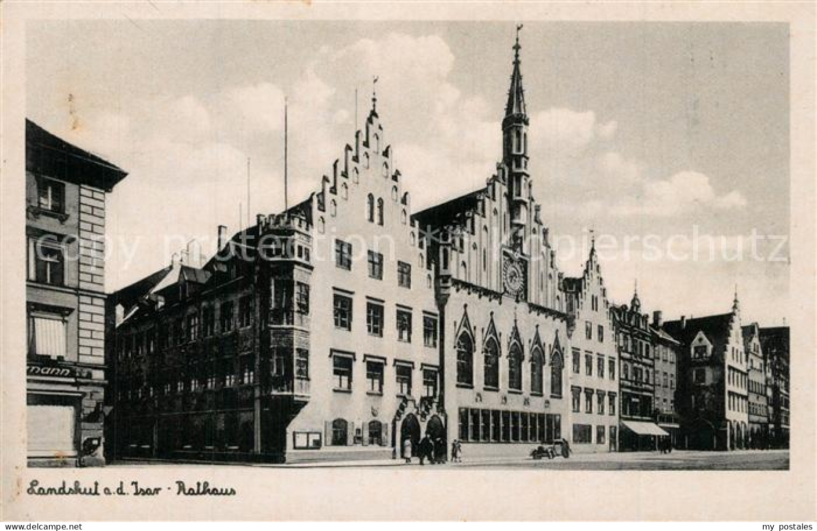 Landshut Isar Rathaus