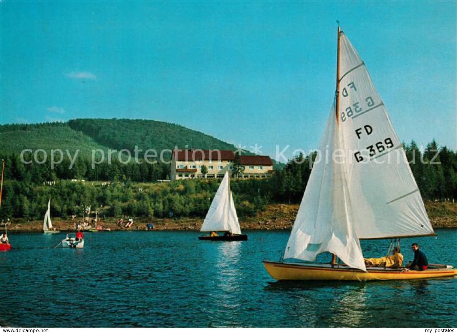 Langelsheim Berghof Innerstetalsperre Hotel Bootsverleih Camping Segelboote