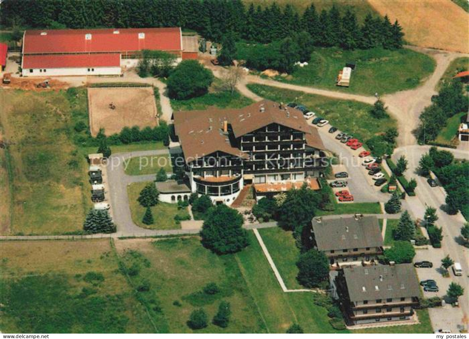 Langelsheim Der Wolfshof Fliegeraufnahme