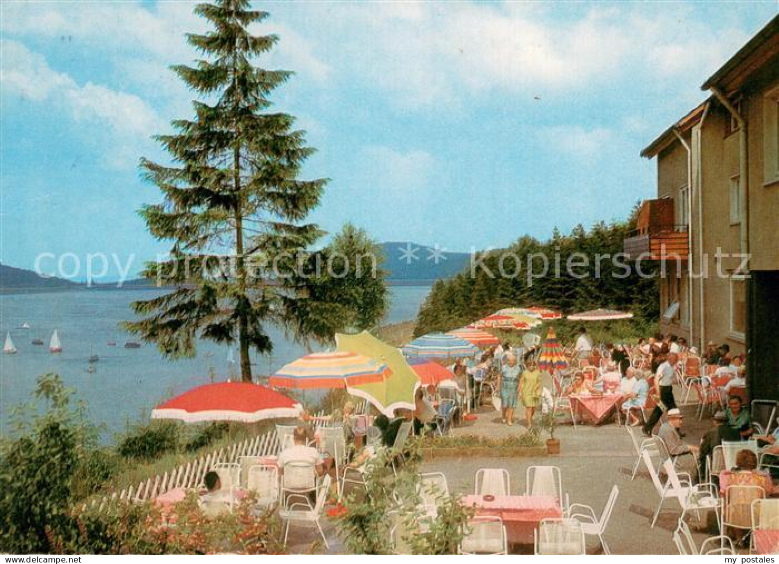 Langelsheim Hotel Berghof Innerstetalsperre Terrasse