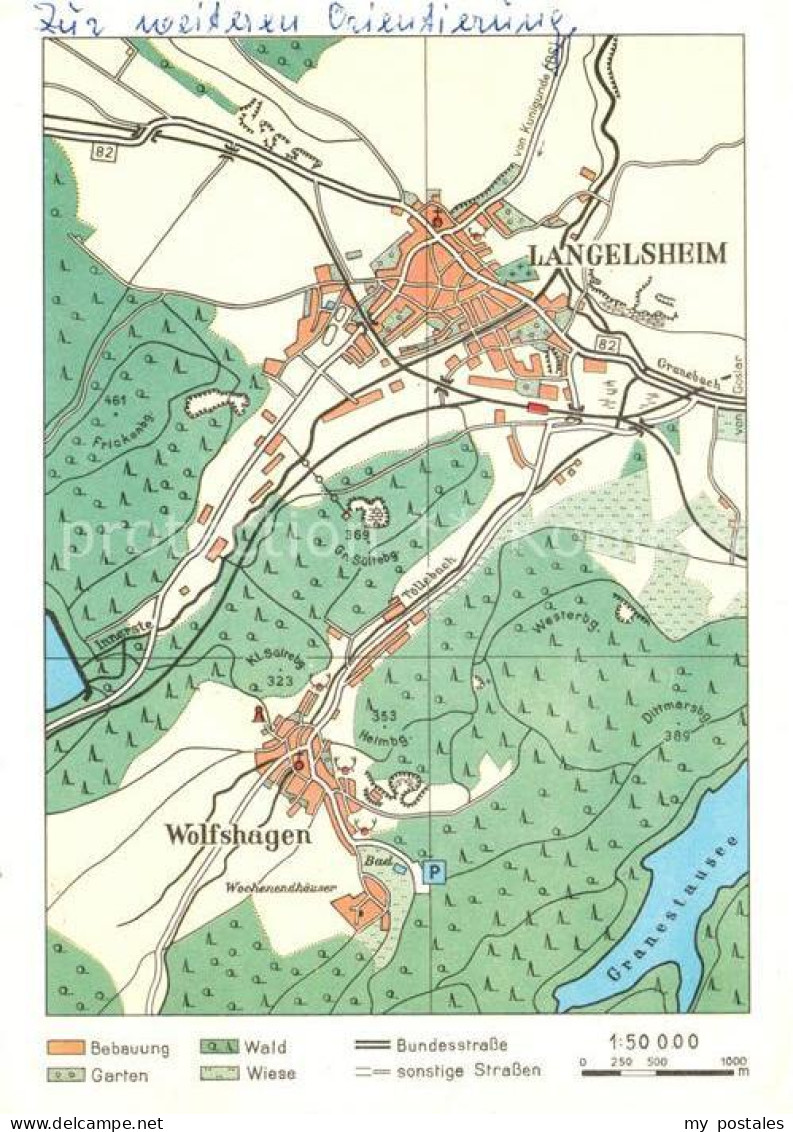 Langelsheim Wolfshagen Landkarte