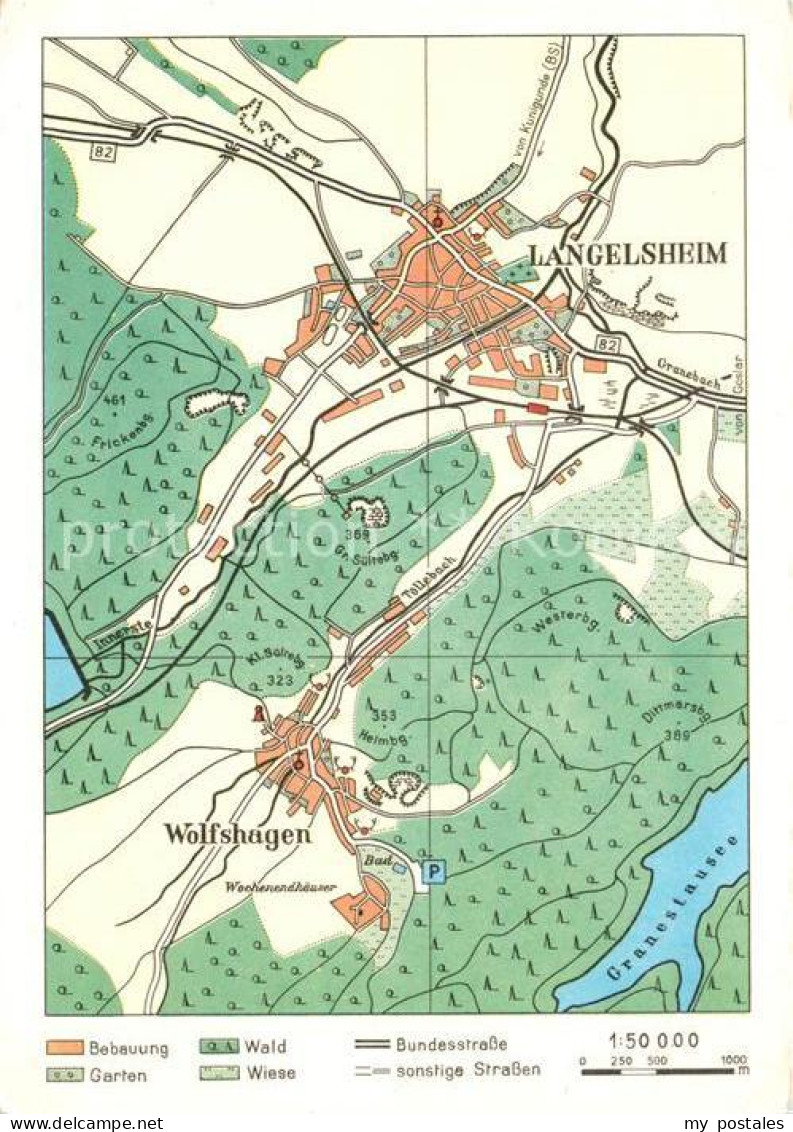 Langelsheim Wolfshagen Landkarte