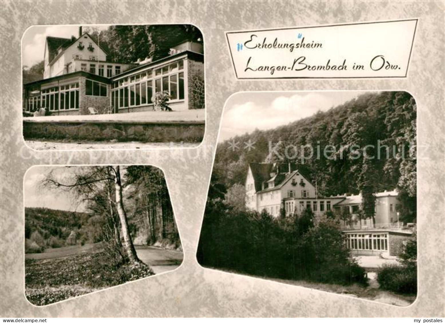 Langen Brombach Erholungsheim Landschaftspanorama