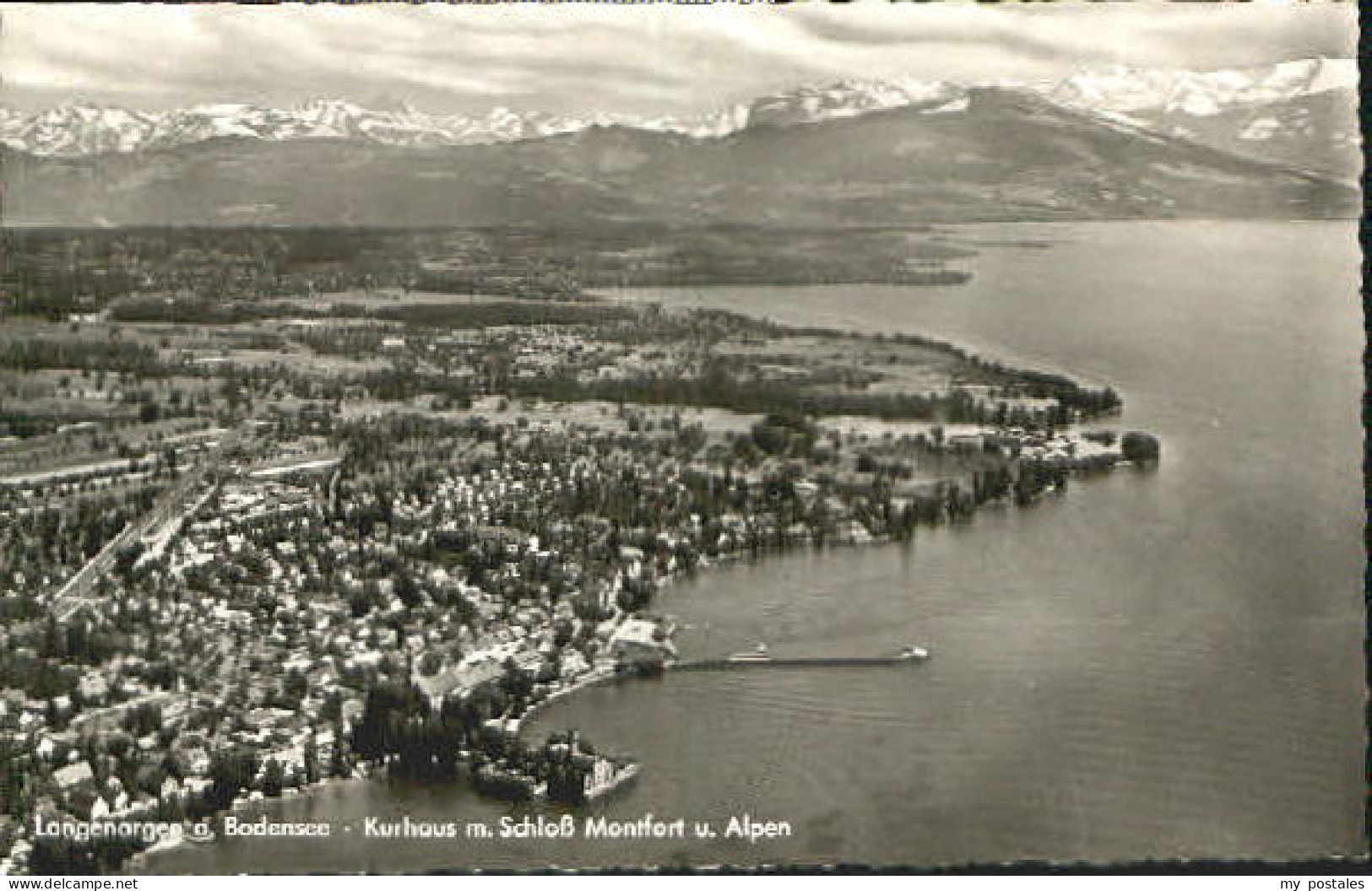 Langenargen Bodensee Langenargen Schloss Fliegeraufnahme