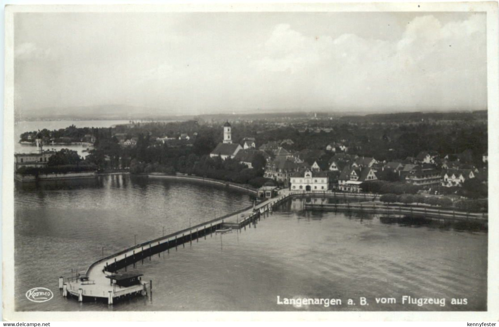 Langenargen vom Flugzeug aus
