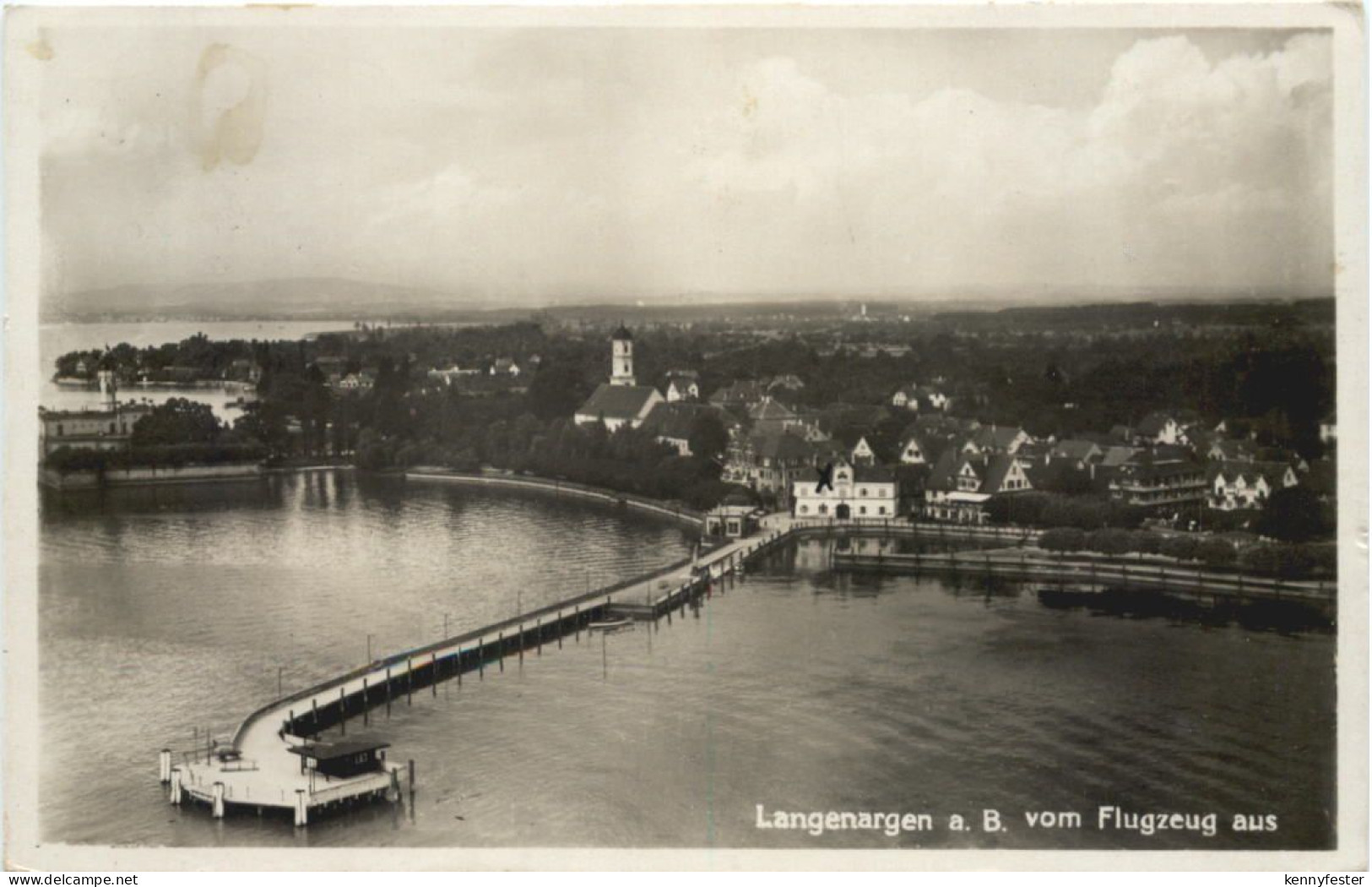 Langenargen vom Flugzeug aus