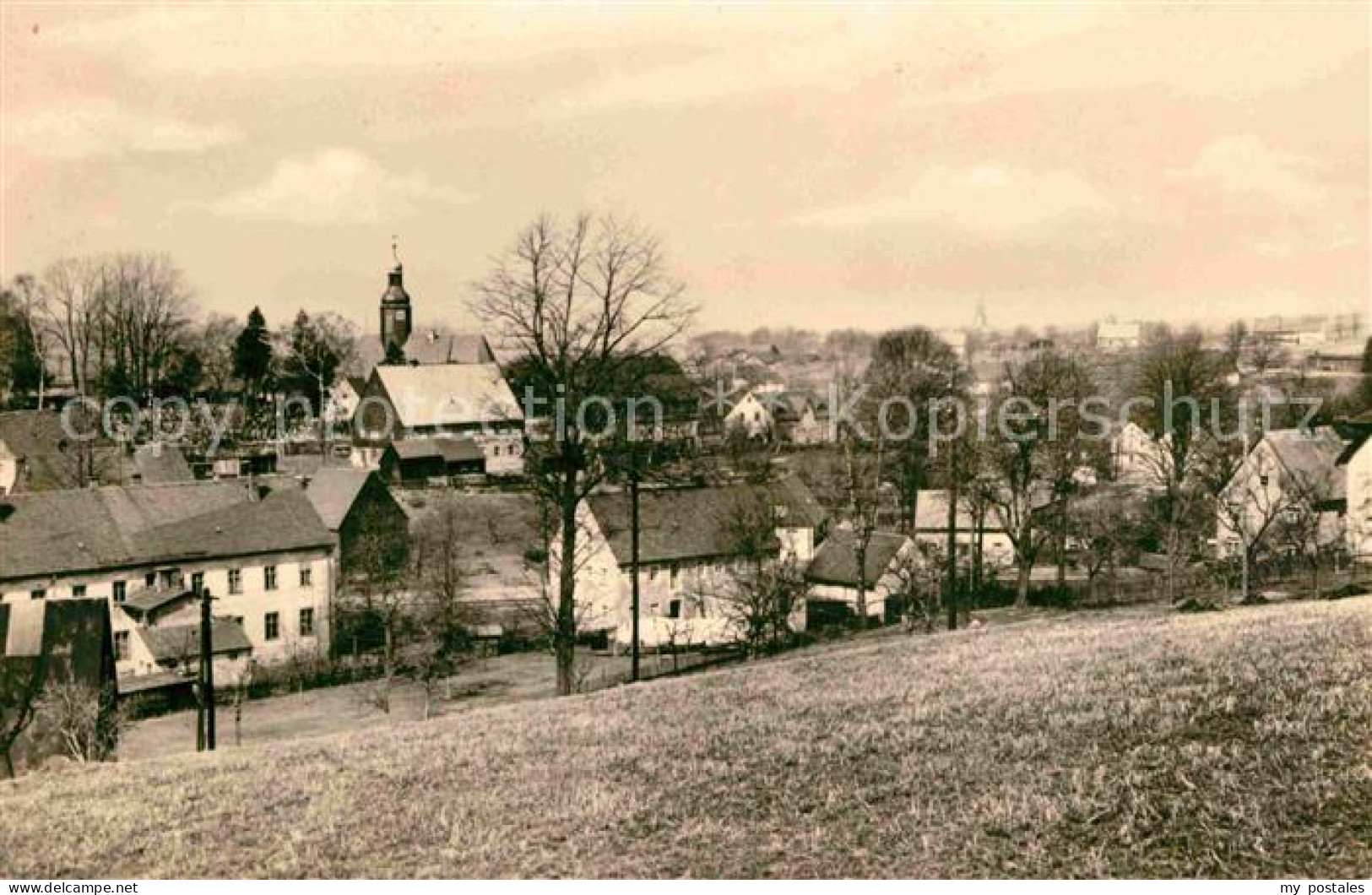 Langenau Brand-Erbisdorf Ortsansicht