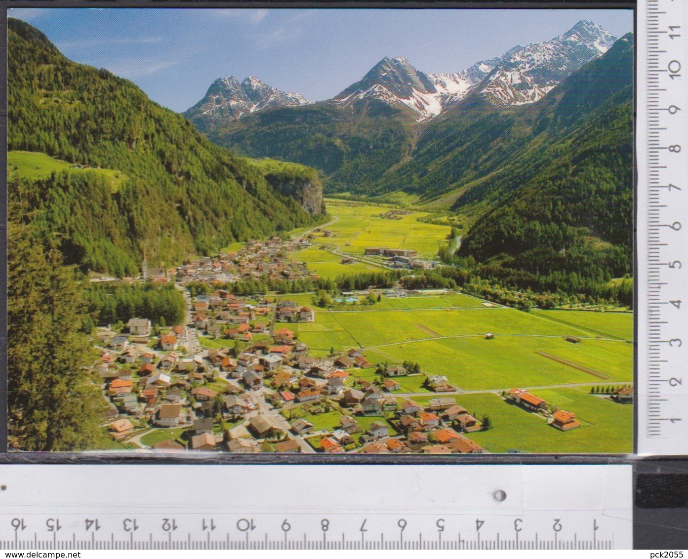 Längenfeld Ötztal mit Brand, Burgstein,Astlehn gelaufen ( AK 663 )  günstige Versandkosten