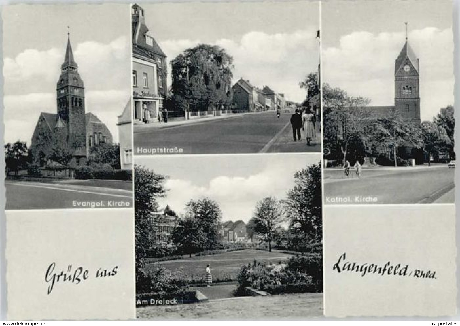 Langenfeld Rheinland Langenfeld Hauptstrasse Kirche