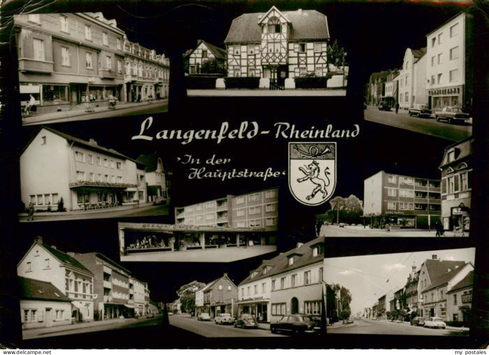Langenfeld Rheinland Partien in der Hauptstrasse