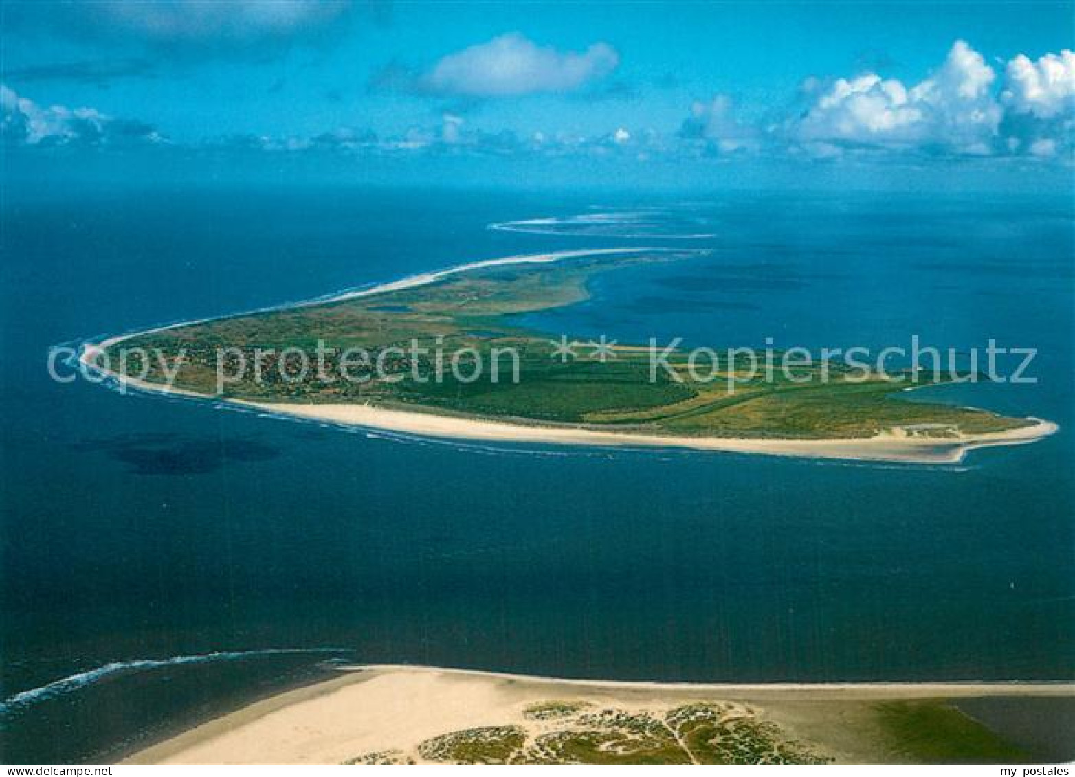 Langeoog Nordseebad Fliegeraufnahme