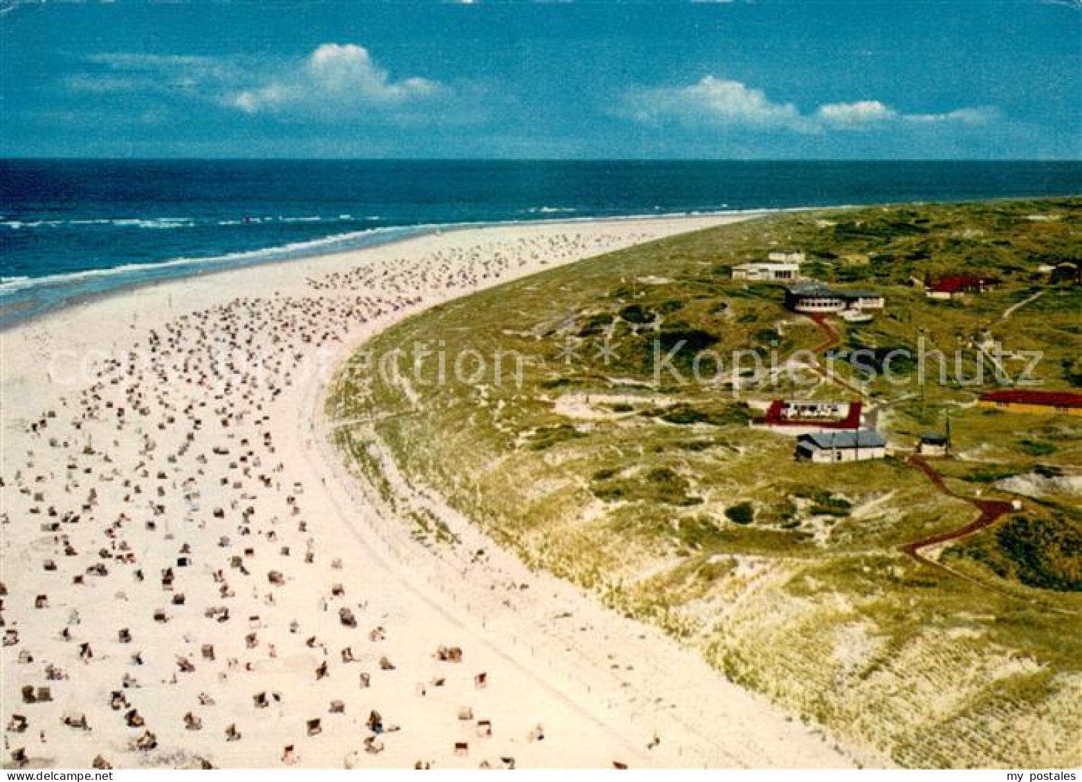 Langeoog Nordseebad Fliegeraufnahme
