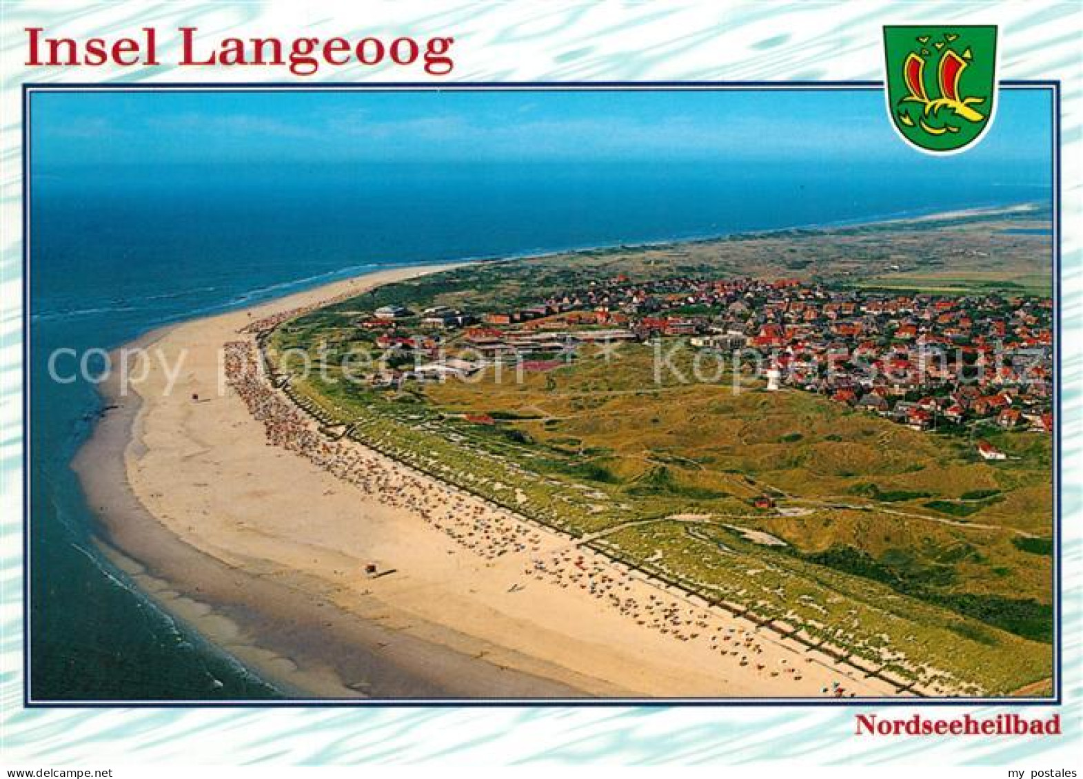 Langeoog Nordseebad Fliegeraufnahme
