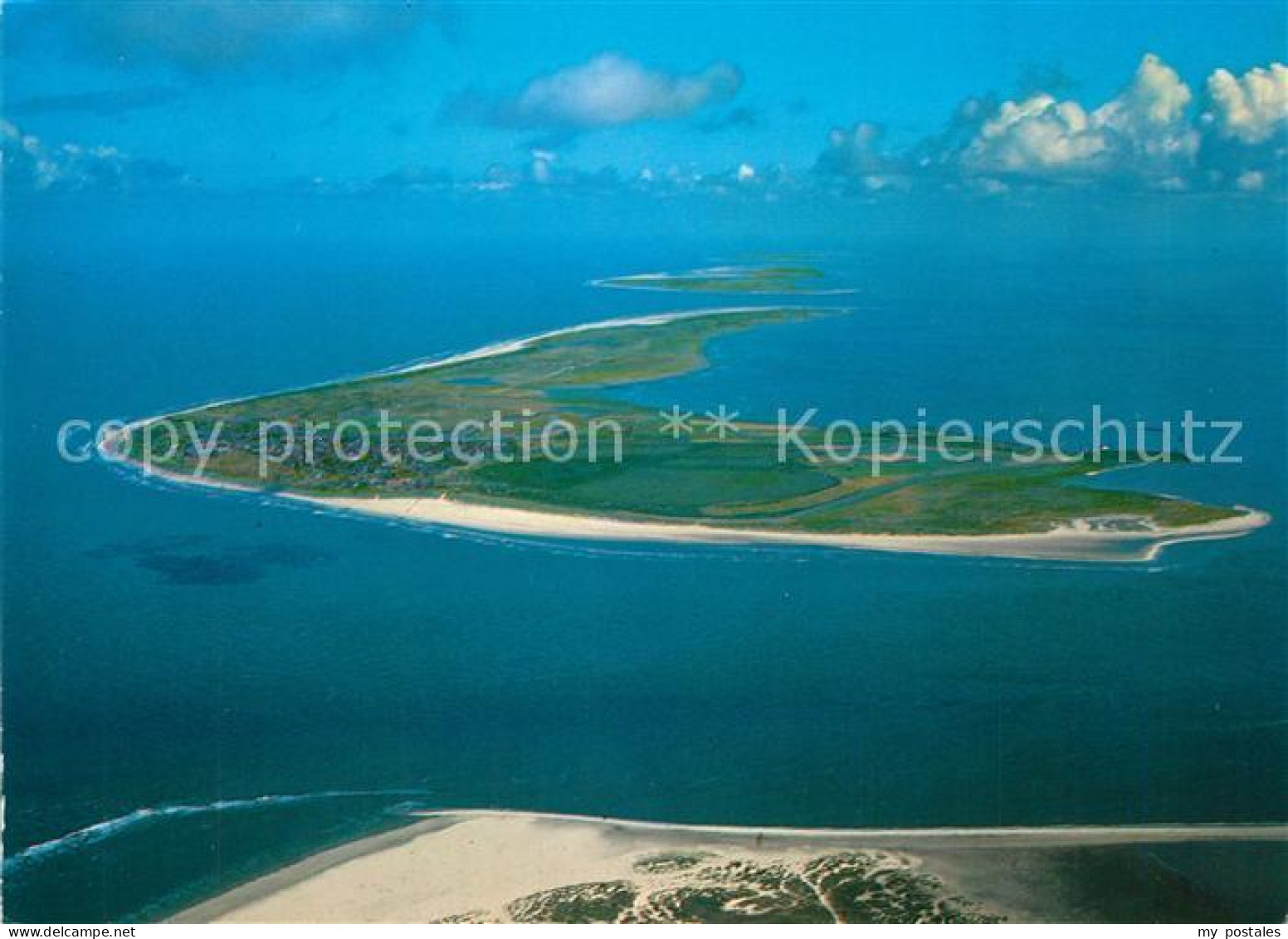 Langeoog Nordseebad Fliegeraufnahme