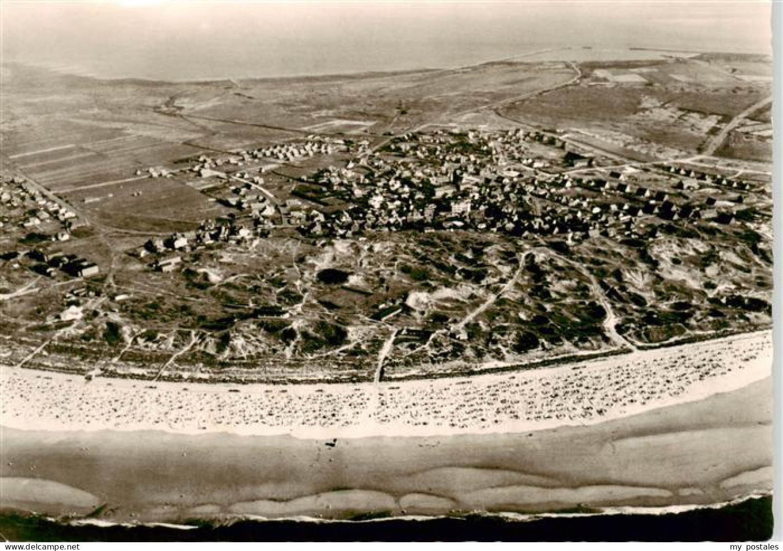 Langeoog Nordseebad Fliegeraufnahme
