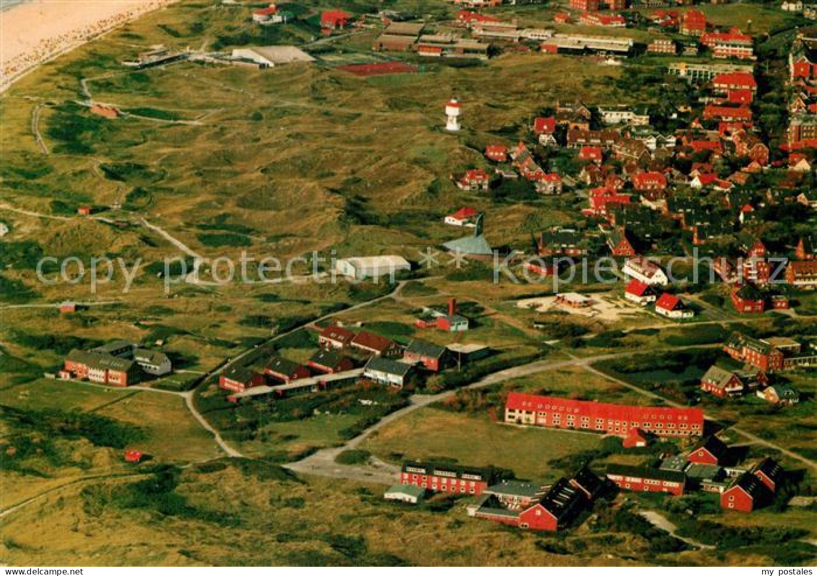 Langeoog Nordseebad Fliegeraufnahme