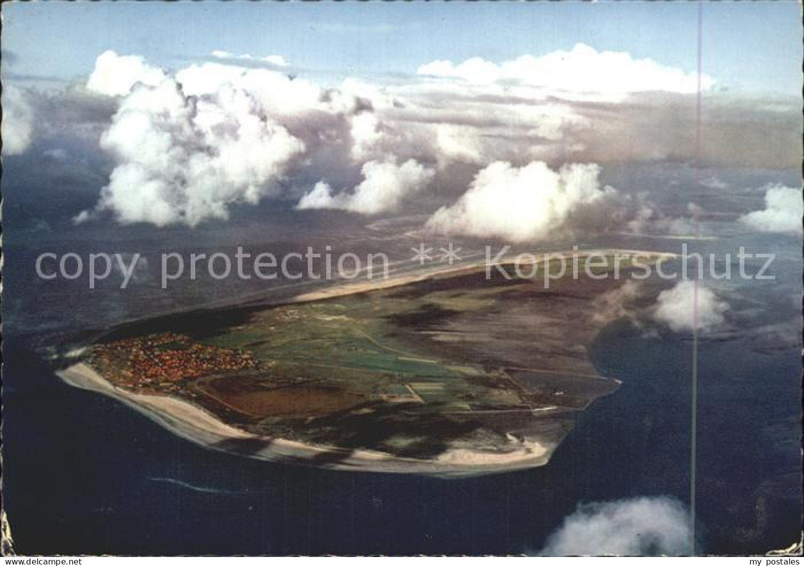Langeoog Nordseebad Fliegeraufnahme