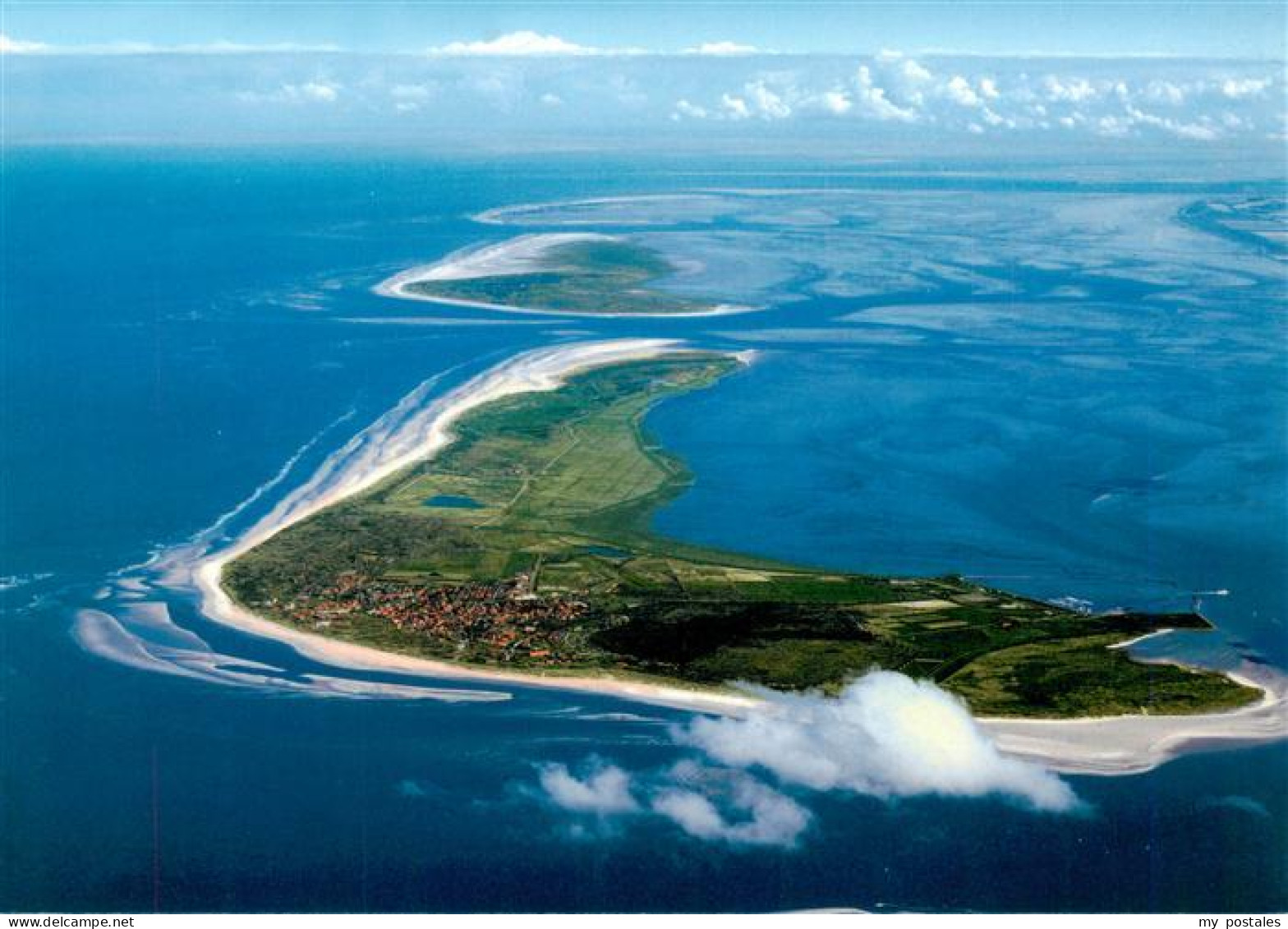 Langeoog Nordseebad Fliegeraufnahme