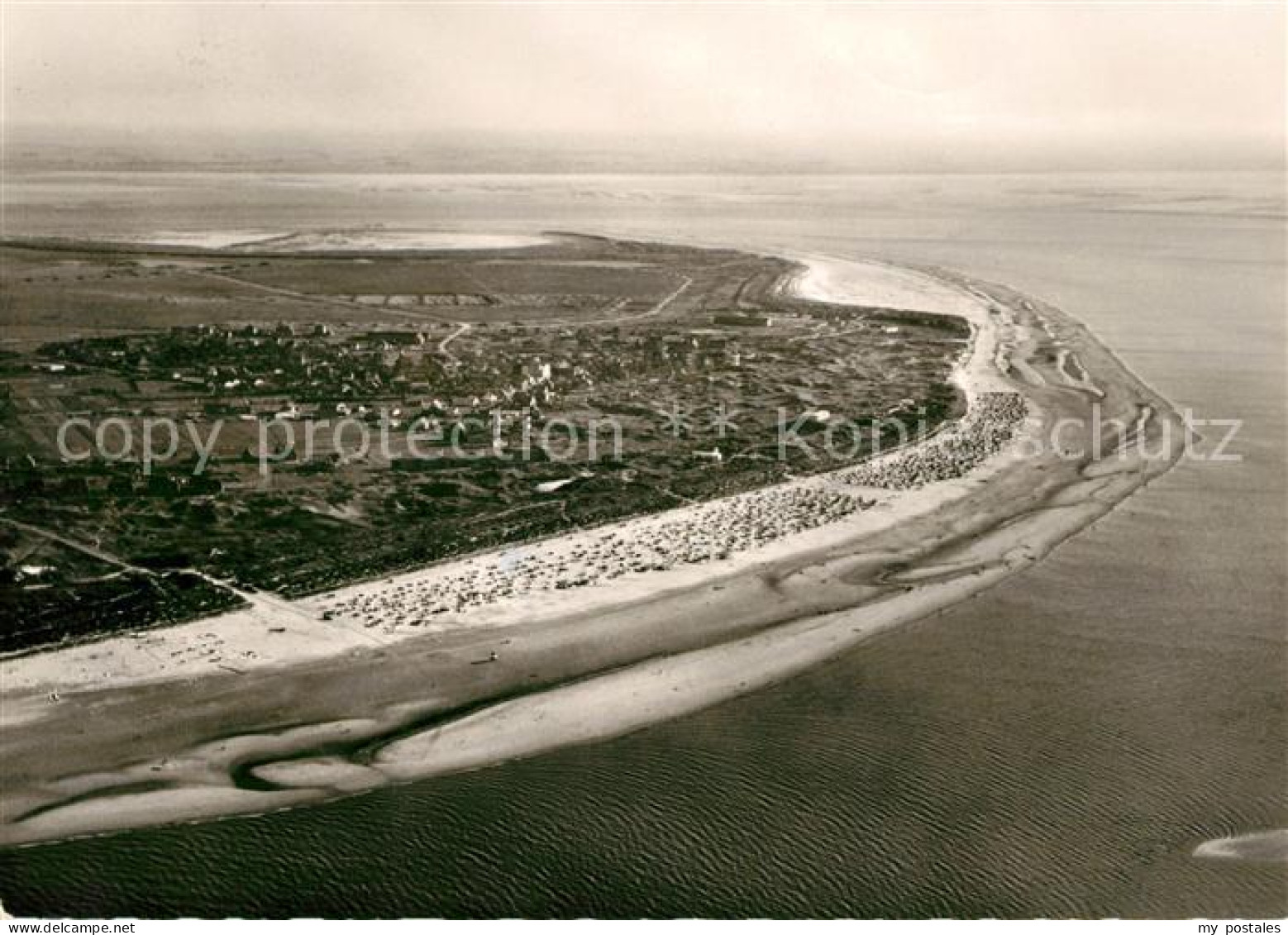 Langeoog Nordseebad Fliegeraufnahme