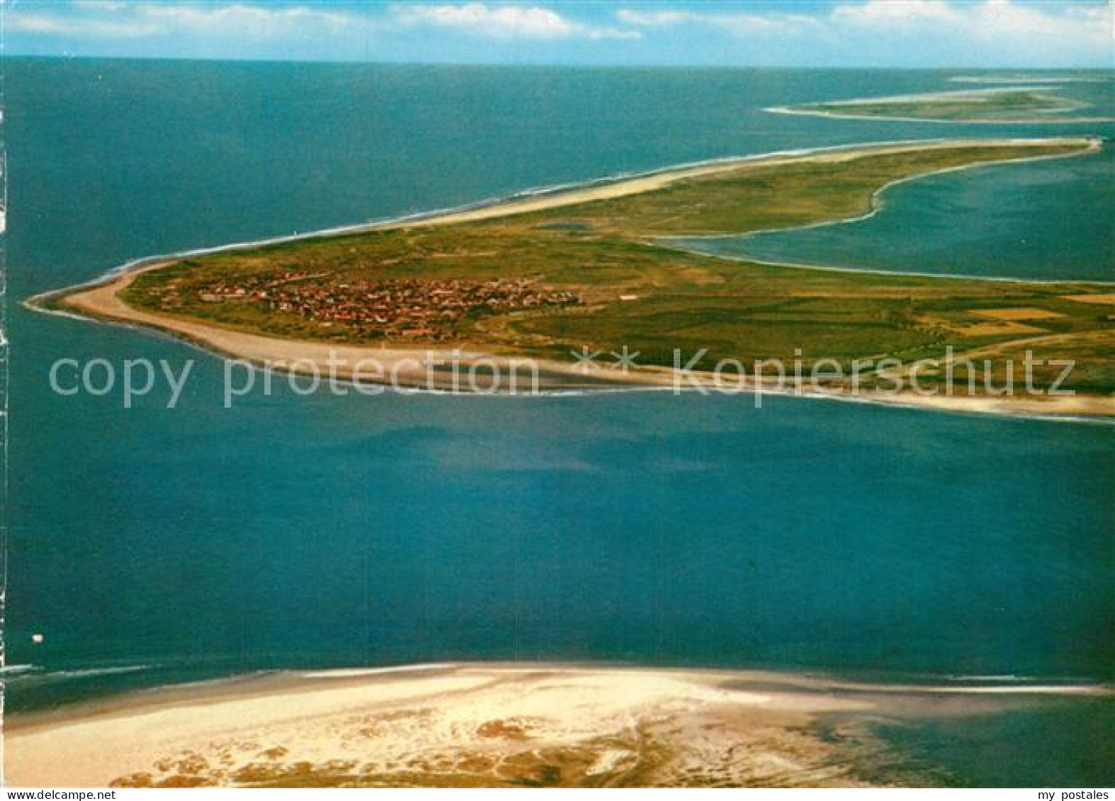 Langeoog Nordseebad Fliegeraufnahme