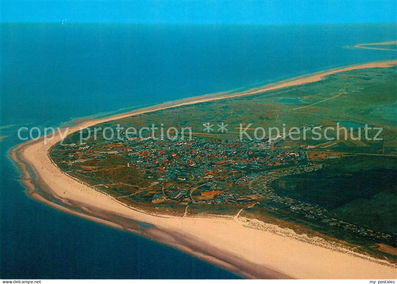 Langeoog Nordseebad Fliegeraufnahme