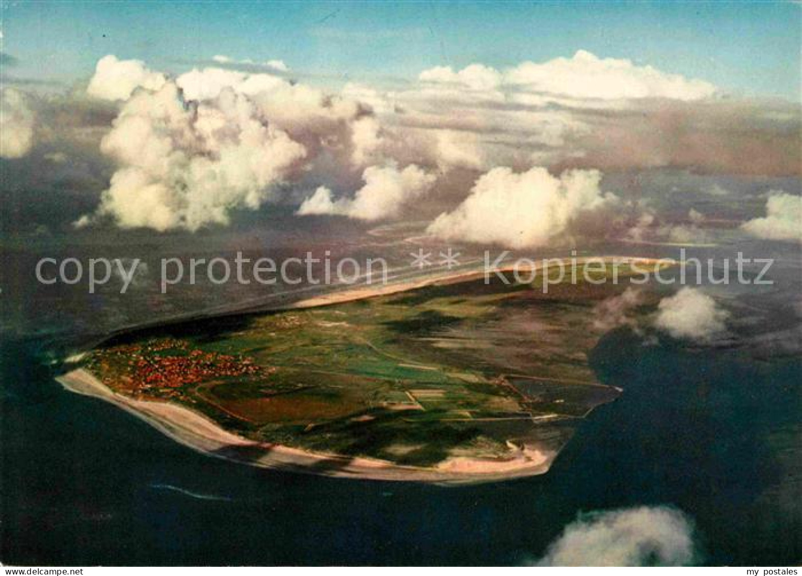 Langeoog Nordseebad Fliegeraufnahme