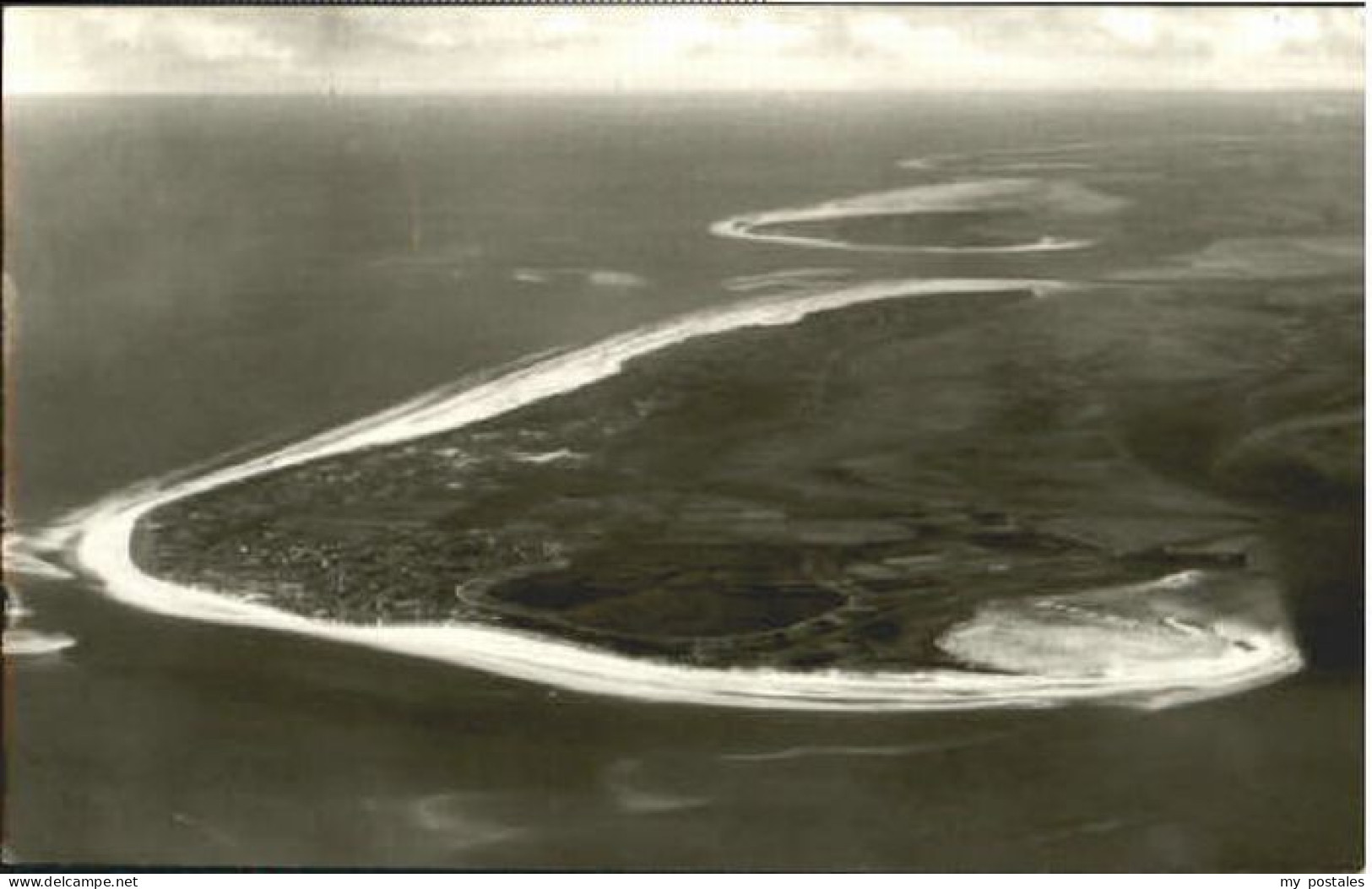 Langeoog Nordseebad Langeoog Fliegeraufnahme x 1967
