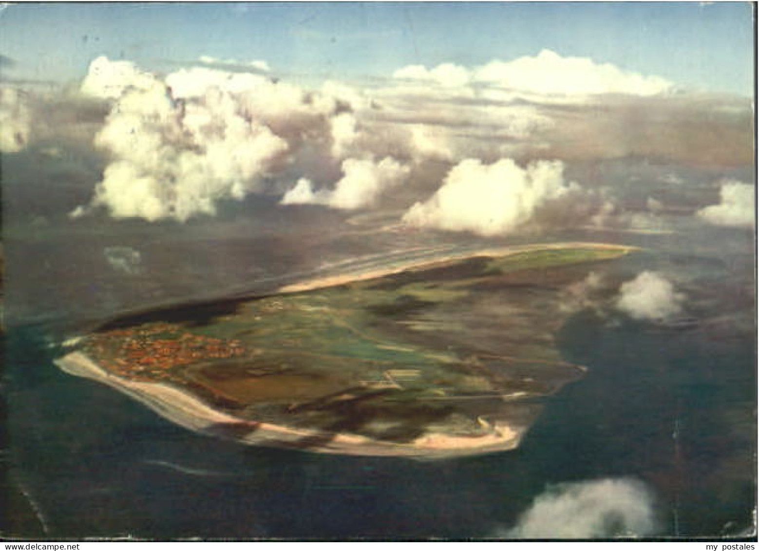 Langeoog Nordseebad Langeoog Fliegeraufnahme x 1975