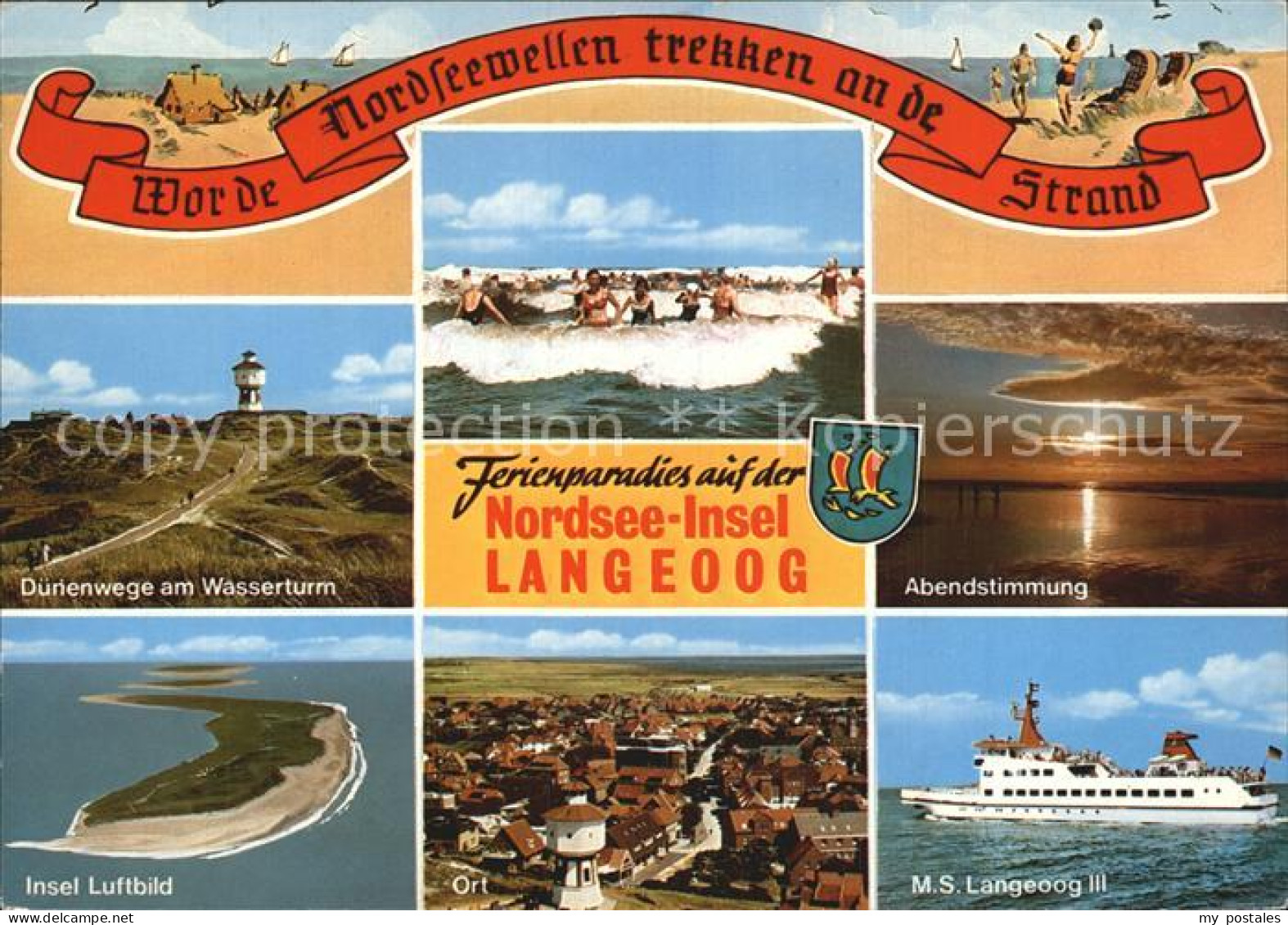Langeoog Nordseebad M.S. Langeoog II. Wasserturm