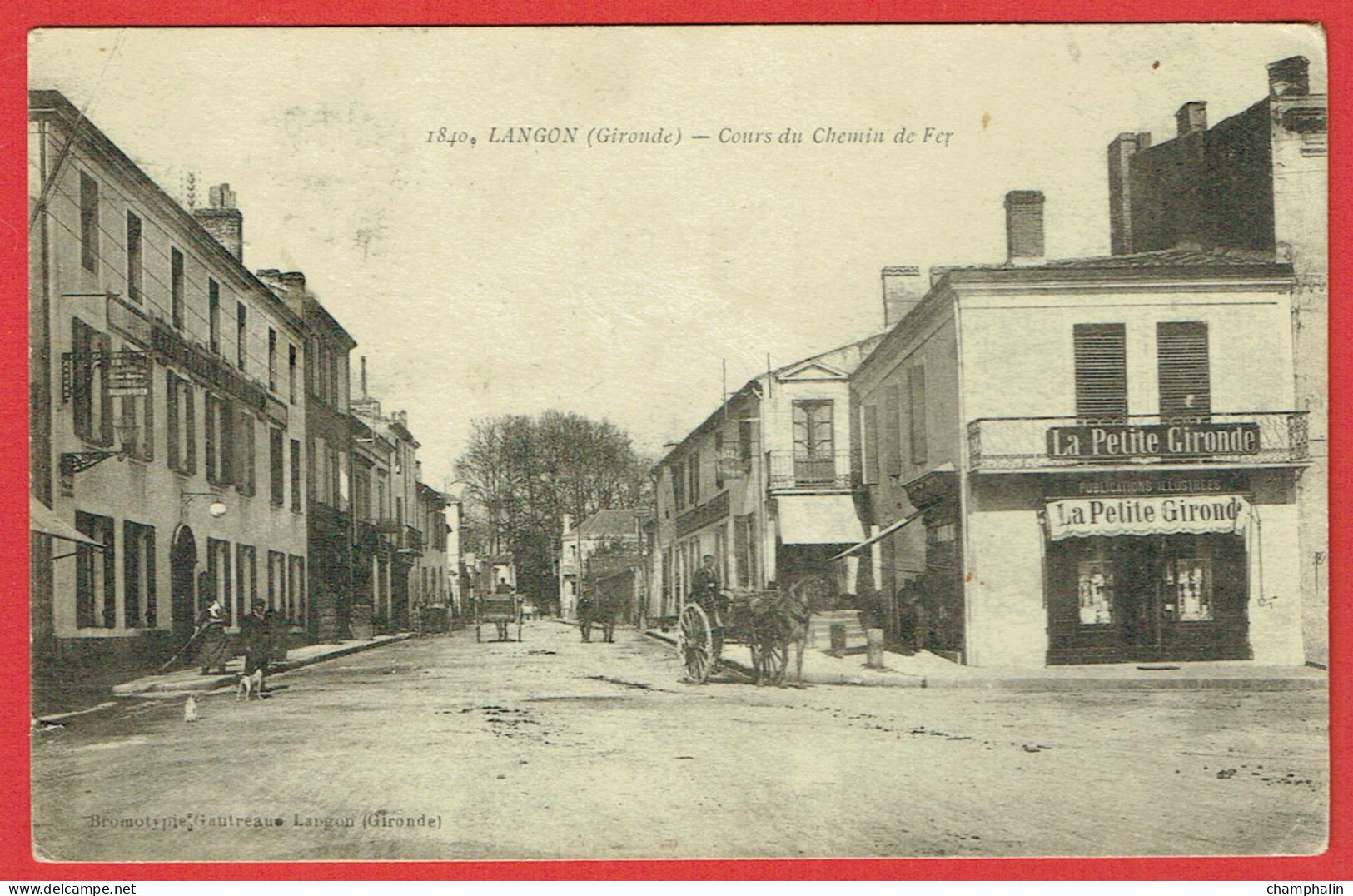 Langon - Cours du Chemin de Fer - CAD