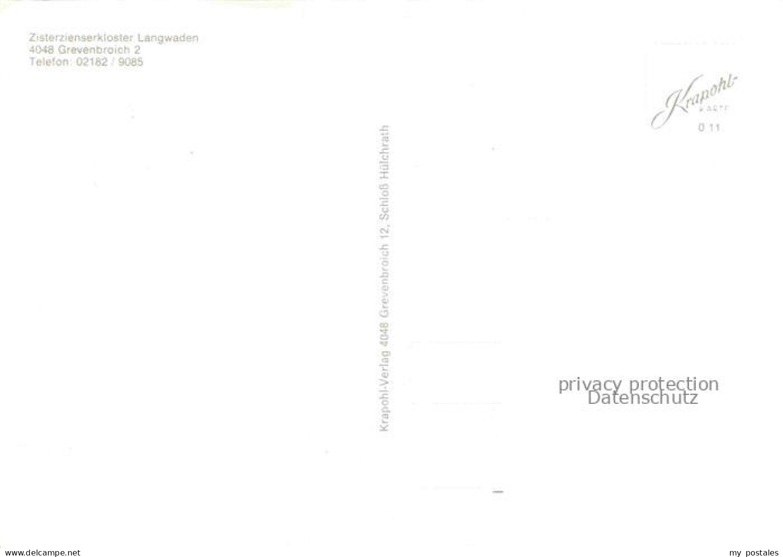 Langwaden Grevenbroich Zisterzienserkloster Treppenaufgang Gastraeume