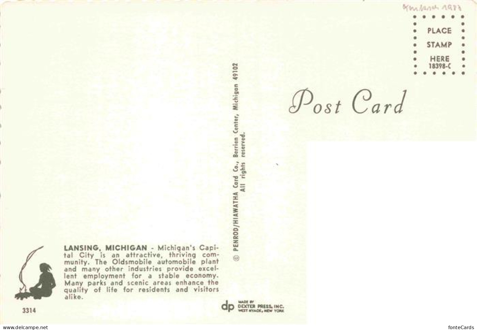 Lansing Michigan Aerial view