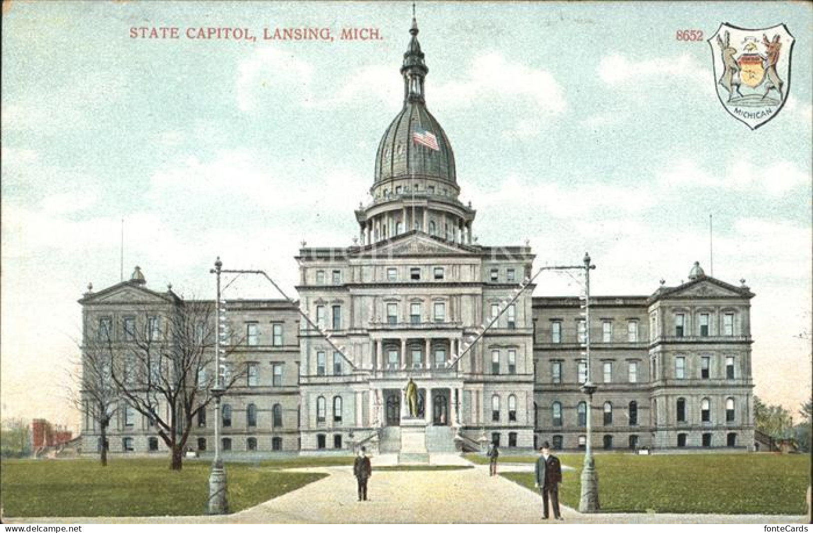 Lansing Michigan State Capitol Wappen