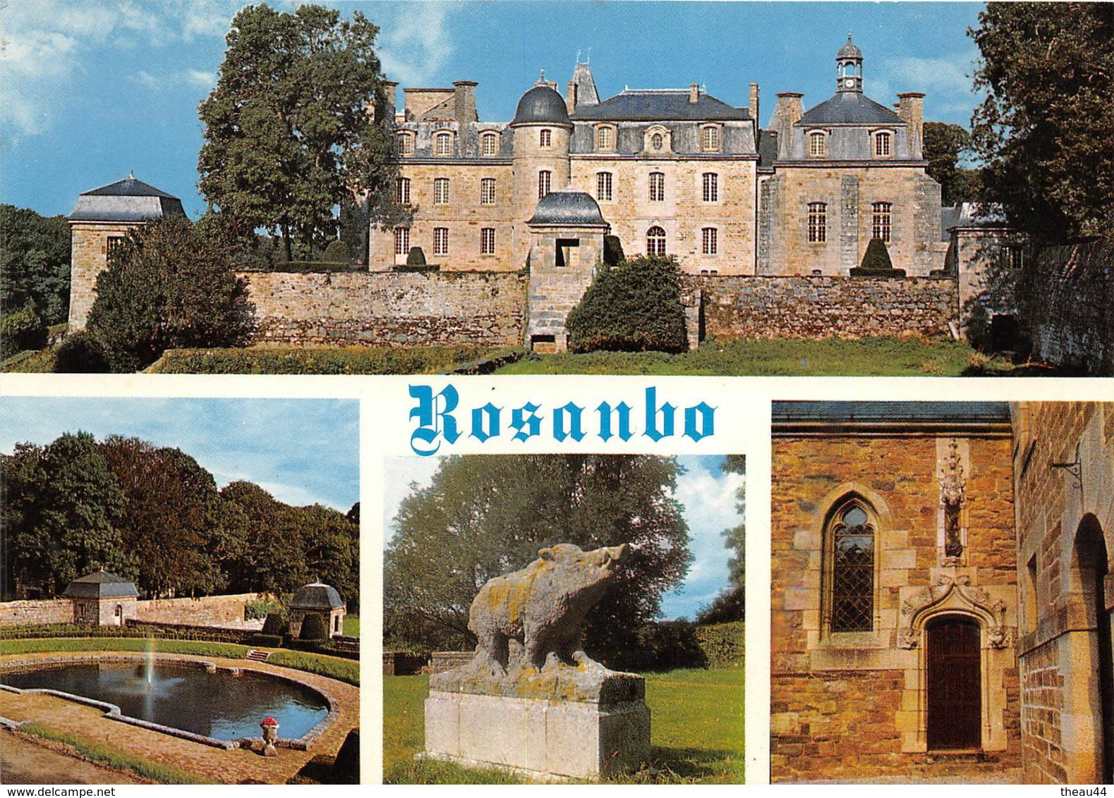 ¤¤   -   LANVELLEC    -   Vue Aérienne du Chateau de ROSANBO   -  ¤¤