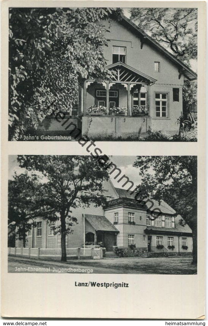 Lanz Westprignitz - Jahn's Geburtshaus - Jahn-Ehrenmal Jugendherberge - Verlag Rudolf Kübsch Pritzwalk
