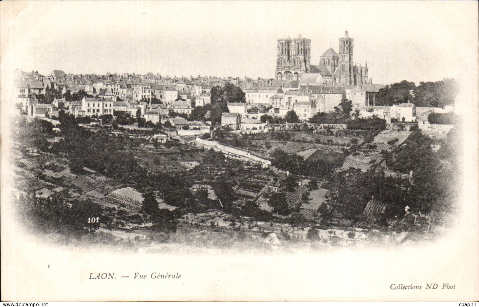 Laon - Vue Generale - CPA