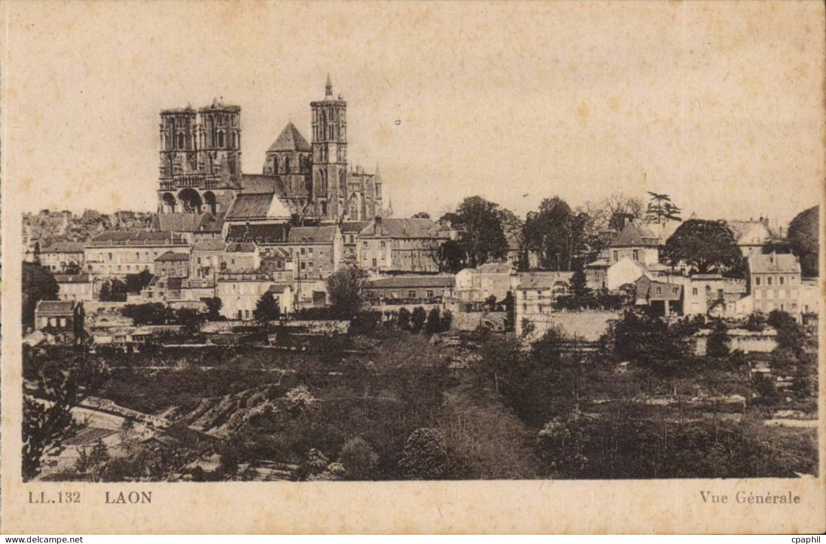 Laon - Vue Generale - CPA