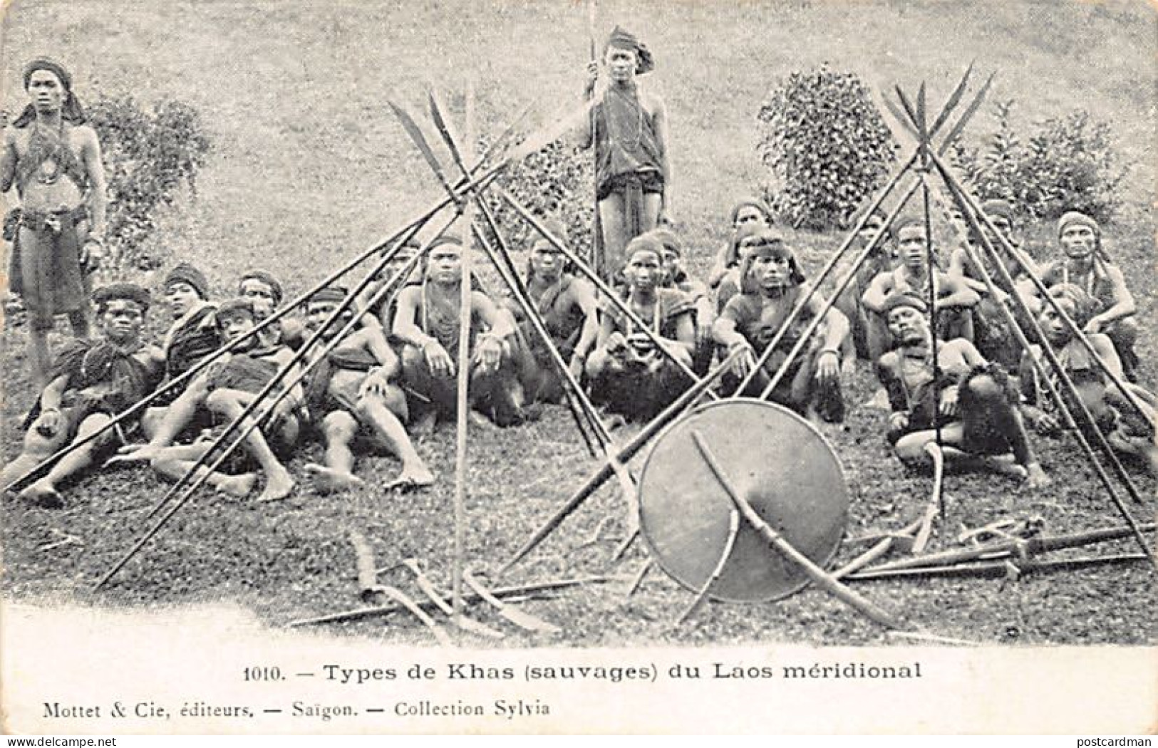 Laos - Types de Khas (sauvages) du Laos méridional - Ed. Mottet & Cie 1010 Collection Sylvia