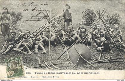 B Asie, Laos – Types de Khas (sauvages) du Laos méridional