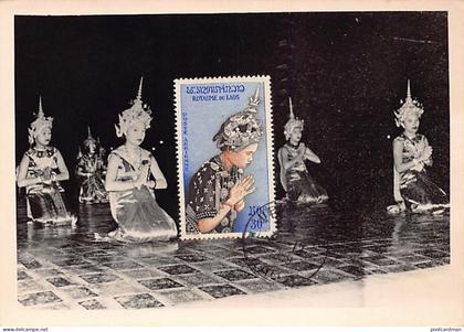 Laos - Danseuses laotiennes - CARTE MAXIMUM - Ed. inconnu