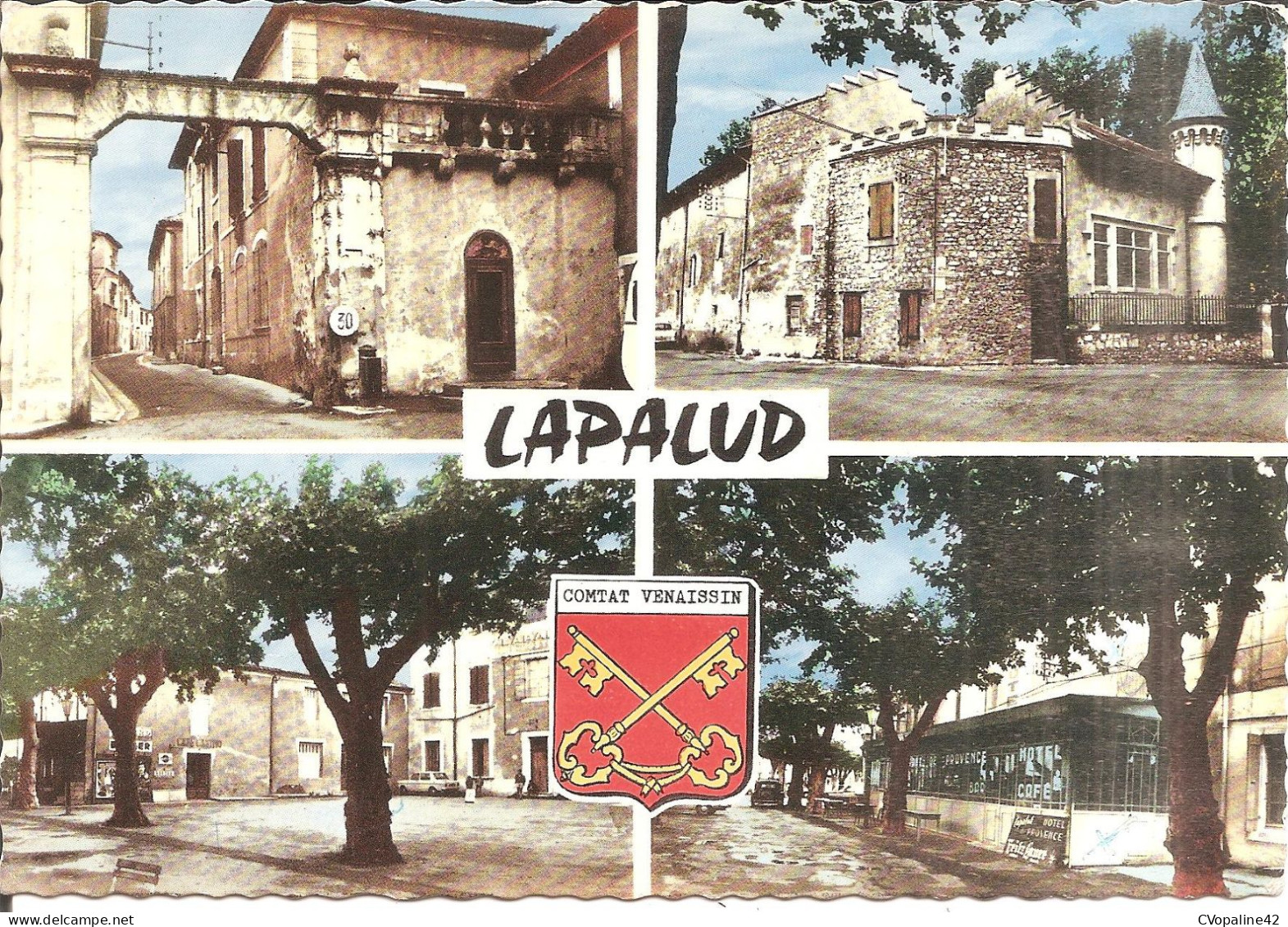 LAPALUD (84) Carte Multivues - Blason  CPSM GF