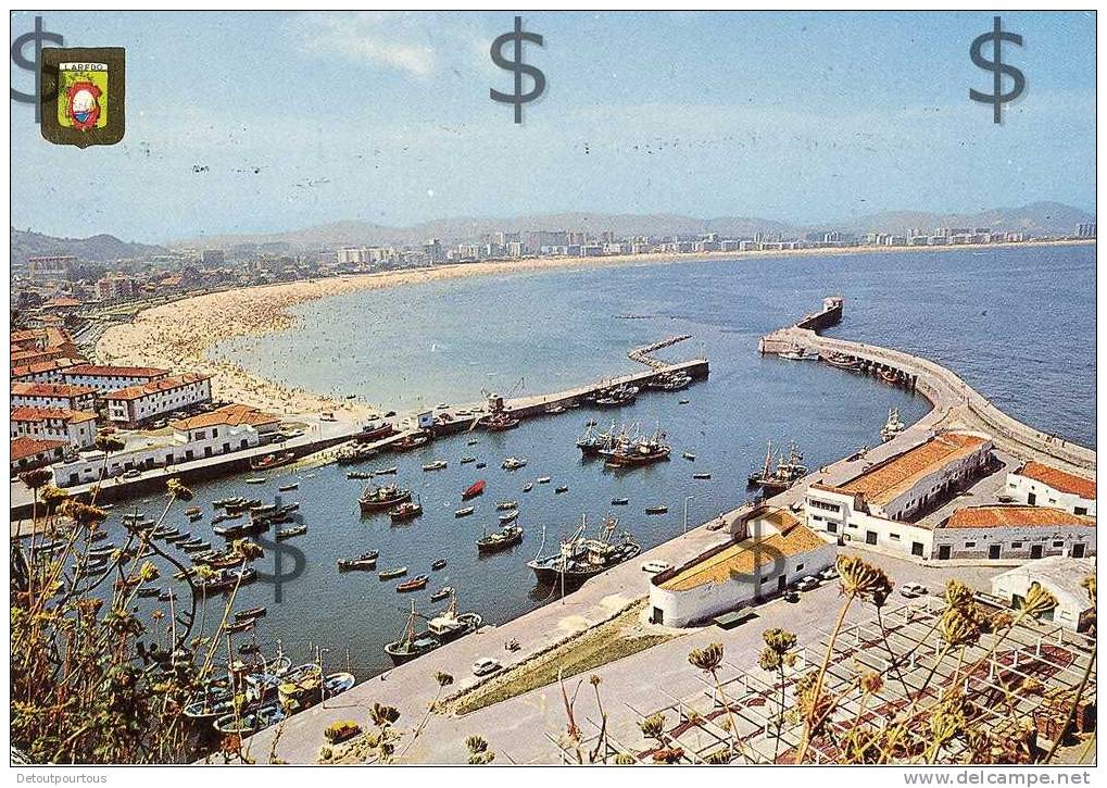 LAREDO Cantabria Santander : puerto e playa 1975