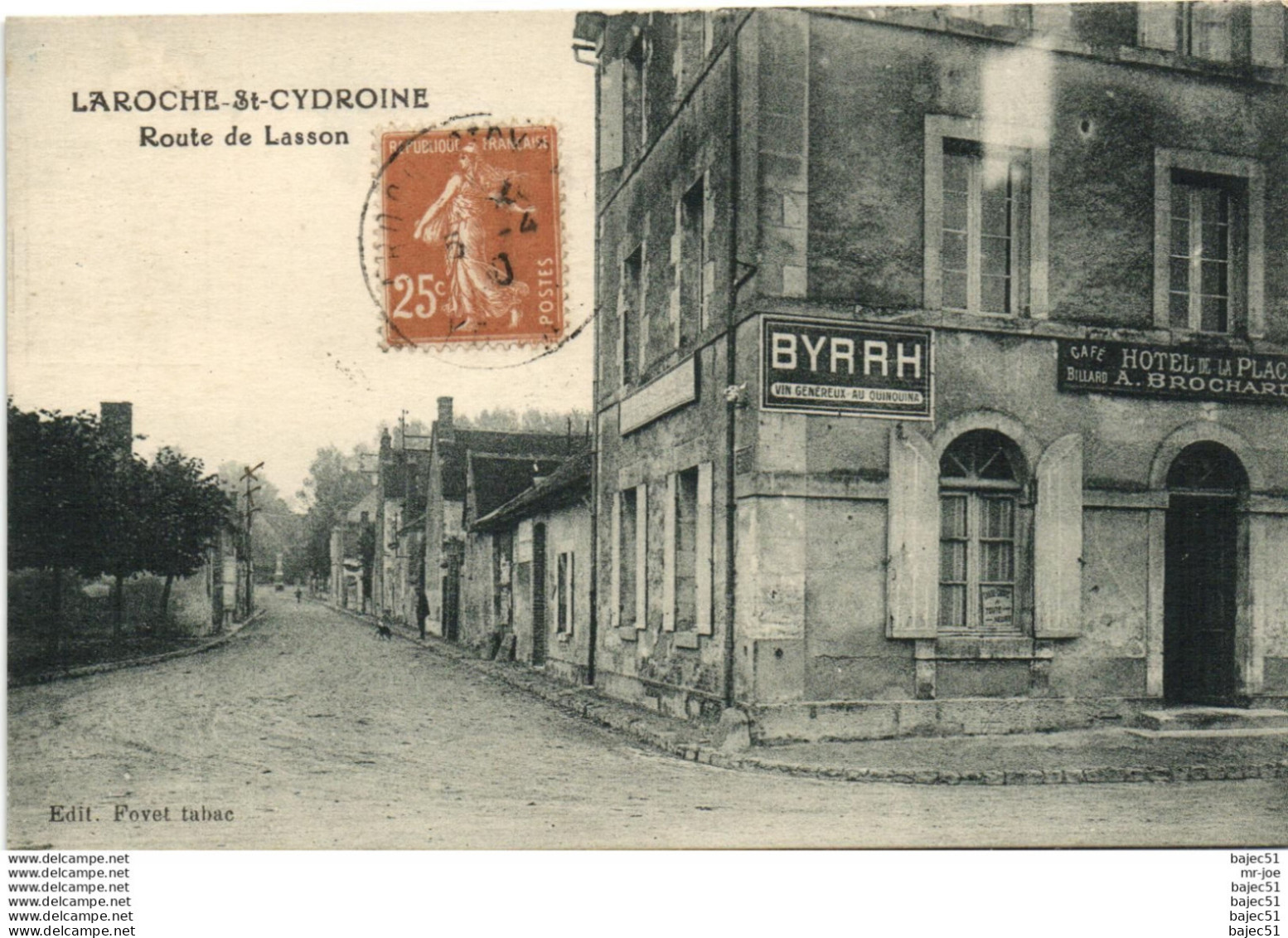 Laroche Saint Cydroine - Route de Lasson "hôtel"